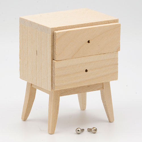 CLA12064 - 2 Drawer Stand, Unfinished